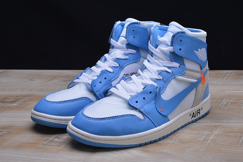 OFF WHITE Air Jordan 1 Powder Blue UNC AQ0818-148