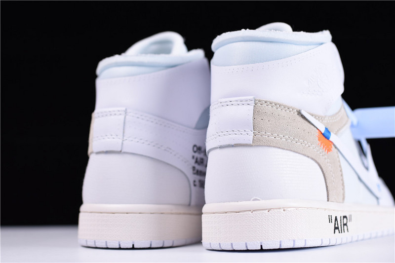 OFF WHITE Air Jordan 1 Retro High White AQ0818-100