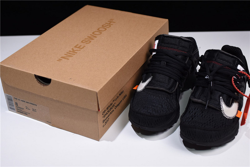 OFF WHITE x Nike Air Presto Black AA3830-002