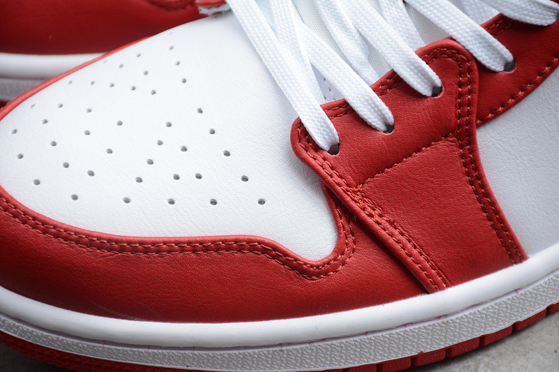 Air Jordan 1 Low  Gym Red White 553558-611