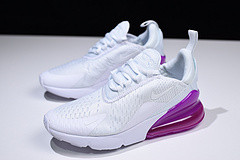 Nike womens  Air Max 270 white purple AH6789 106