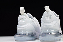 Nike womens Air Max 270 Triple White AH6789 102