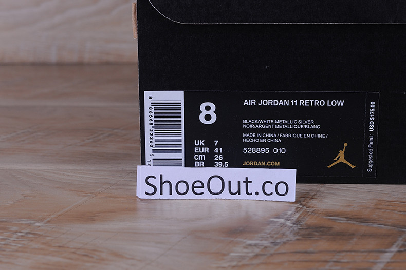 Air Jordan 11 Retro Low "barons" 528895-010